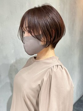 アイティー バイ アルバム 中野店(IT by ALBUM) エアリーショート_外ハネボブセクションカラー_ba388241