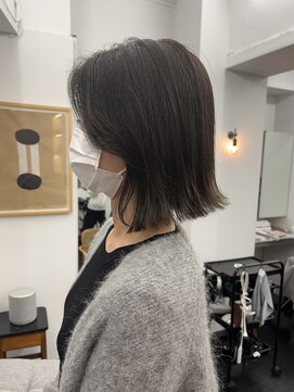 シベルバレー 横浜(sibell) ＊ロブ/切りっぱなし/ロブ/ベージュ/透明感