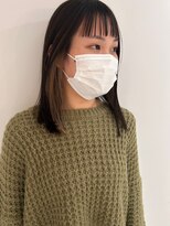 リィベ(Liibe)&nbsp;guest snap#インナーカラー#ミルクティ#切りっぱなしロブ