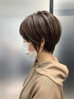 アソビ 表参道(ASOBI)&nbsp;春先取り 柔らかベージュ ショートボブ