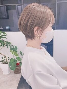 レシピ ラ クレア(recipe la couleur)の写真/【姫路駅徒歩3分】ショートヘアとデザインカラーが得意なrecipe la couleurで見つける自分だけのスタイル♪