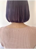 【 ピンクラベンダー × ミニボブ 】