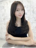 韓国風前髪×レイヤーカット【新宿/前髪/レイヤーカット】