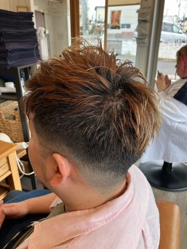 アンバー(amber) グラデーションカット