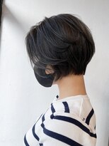 ヘアーループレル(Hair ruup Rell design works)&nbsp;ショートボブ×ブルーグレー