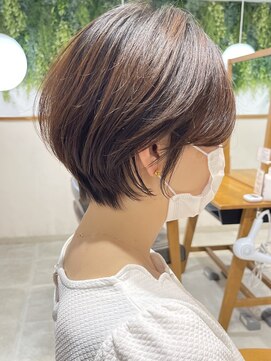 ネイロ 錦糸町(NeiRo) ●前下がりショートボブハンサムショートカットカラーパーマケア