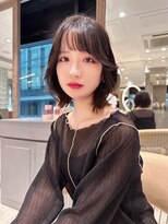 ロンドローズ 名古屋(Lond damaskRose)&nbsp;顔周り ダブルカラー 名駅 ブリーチ 髪質改善 ボブ 韓国 186