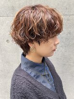 ショート　パーマ　癖毛風　プリカール
