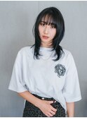 ミディアムウルフ×ブルーブラック