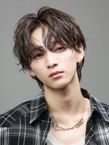 リップス 表参道店(LIPPS)&nbsp;【カルマパーマ×センターパートウルフ】メンズパーマ