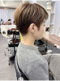【Owll】石田学史くすみベージュ20代30代40代刈り上げショート