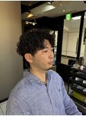 波巻きスパイラルパーマ 波巻きパーマ 海老名パーマ 眉毛