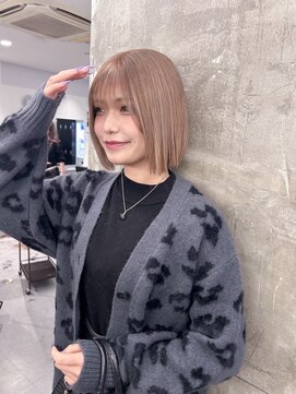 キング 高槻(K!ng) 縮毛矯正髪質改善ハイライトレイヤーカット枚方美容室エクステ