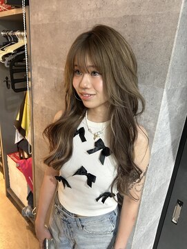 エクステで長さ出しして色気巻き