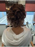 肩ボブ→アップアレンジ♪
