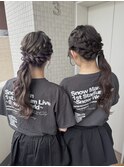 サイドポニーテール/ヘアアレンジ/ひふみ