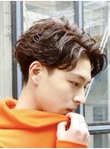 大阪シャドウパーマスパイラルパーマツイストパーマフェード30代