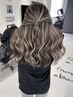 【新規☆ハイライトコース人気NO.1◎】カット+ブリーチ2回ハイライト¥23000