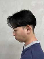 ニコ トウキョウ ロジック(nico TOKYO Logic)&nbsp;メンズセンターパートニュアンスパーマアップバング