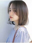 丸みボブ×縮毛矯正