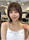 外ハネボブラインボブ切りっぱなしボブヘイリーボブパッっとボブ