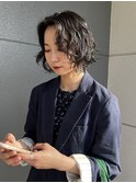 ボブパーマ　ニュアンスパーマ　ゆるふわパーマ