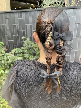 アオゾラヘアー フジサキグウ(AOZORA HAIR FUJISAKIGU) タイトツイン