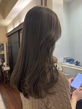 ナナナ パレナ 大津膳所店(nanana parena) 髪質改善×トーンアップで楽しむ透け感グレージュカラー