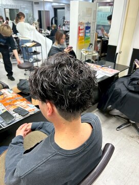 アイズ 本厚木(AIZU) メンズマッシュ　ニュアンスパーマ