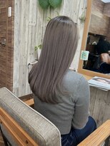 アンサ 城陽寺田店(ANSA)&nbsp;1ブリーチで作るグレージュカラー