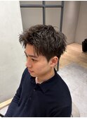 刈り上げ過ぎないショートパーマ