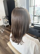スタイル 皆実店(STYLE) ベージュ/グレージュ/ミディアム髪質改善バイカルテアディクシー