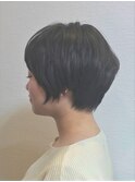 暗めカラーグランマッシュデザインカラーフェイスフレーミング38