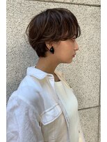 ノク(nok)&nbsp;マッシュショートパーマ_無造作カールエッジショート