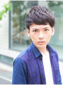 Men'sショートバング　[新宿]