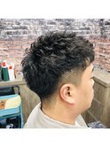 ショート×アイロンパーマ