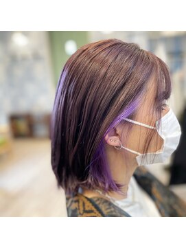 バード ヘアサロン(bird.) インナーカラー