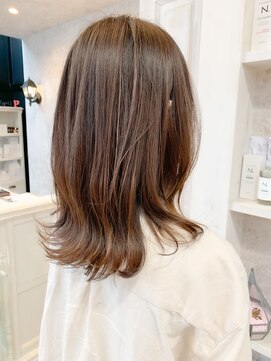 キャアリー(Caary) 福山市美容室caary人気 艶髪さらさらナチュラルストレート