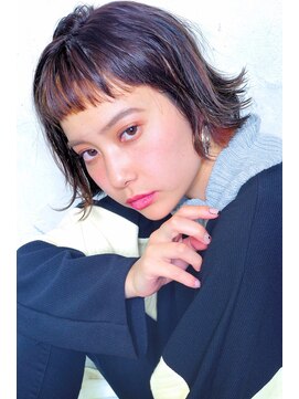 クシュ 所沢東口店(kusyu...) 眉上バング×刈り上げボブ×スパイキーショート×ダブルカラー