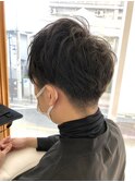 かき上げヘア ニュアンスマッシュ サイドパート 韓国マッシュ