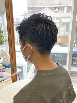 ヘッズ 本八幡店(HEADS) MEN'S HAIR  センターパート　ツイストスパイラル　韓国マッシュ