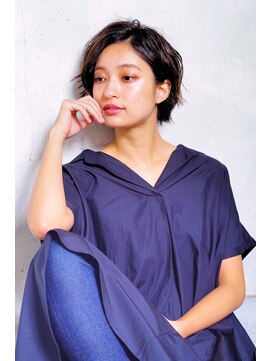 クシュ 所沢西口プロぺ通り(kusyu... ) カール×セミディ×シアーカラー×姫カット×ダークアッシュ