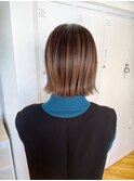 ぱつっとボブ