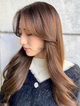 ロンドシェリ 仙台(Lond Cheri) エアリーカール/シアーカラー/グレージュ/レイヤーカット[仙台]