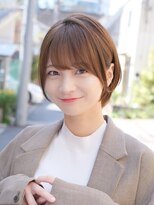 ミラリー トウキョウ(Mirareee Tokyo)&nbsp;20代30代40代◎小顔ショートボブグレージュカラー新宿代々木