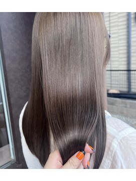 リン(Lin.) 【艶髪】Olive beige