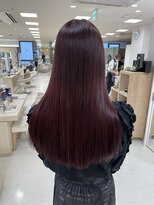 ケンジ 平塚ラスカ店(KENJE)&nbsp;チェリーレッド/ロング/春カラー/平塚