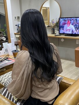 メアリー バイ メリー(marry by merry) 【立町メアリーバイメリー】☆ブルーブラック×セミロング☆