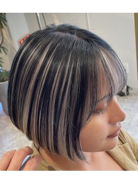 ウィズヘアー(With hair) ショートボブ×アンブレラ