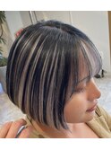ショートボブ×アンブレラ